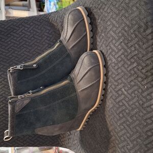 Womens Black Booties